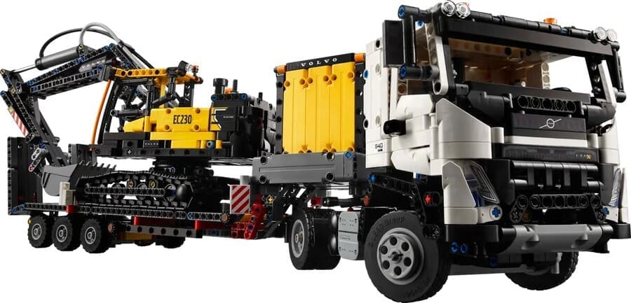 Конструктор Lego Technic Вантажівка Volvo FMX і Електричний екскаватор EC230 2274 деталі (42175)