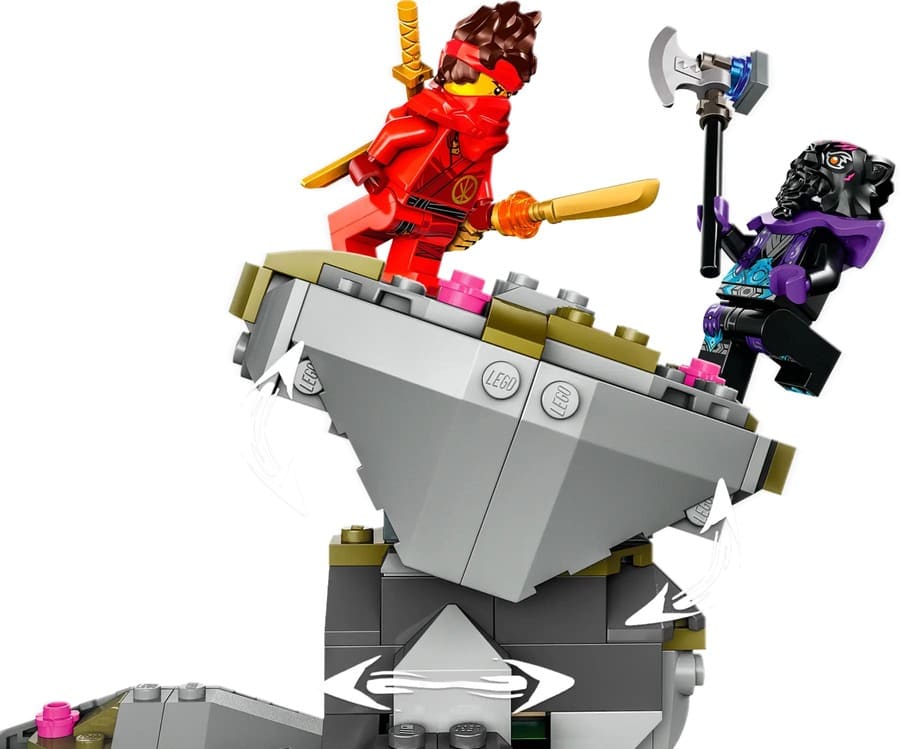 Конструктор Lego Ninjago Храм каменю дракона 1212 деталей (71819)