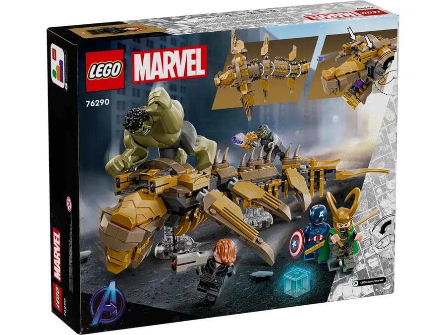 Конструктор Lego Marvel Месники проти Левіафана 347 деталей (76290)