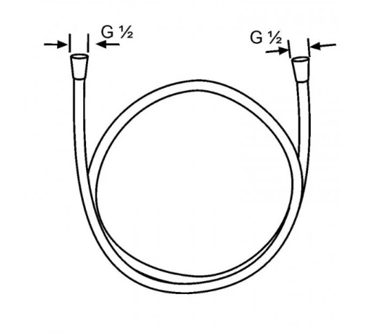 Шланг для душа Kludi Logoflex 1250мм (610550500)