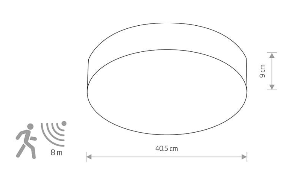 Фото светильник nowodvorski arena white sensor (10186)