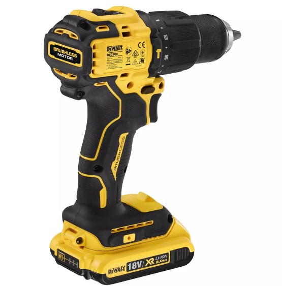 Дриль-шурупокрут DeWALT DCD709D2T_Y