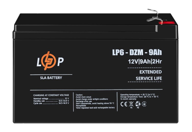  -  LogicPower LP 6-DZM-9Ah (12654)