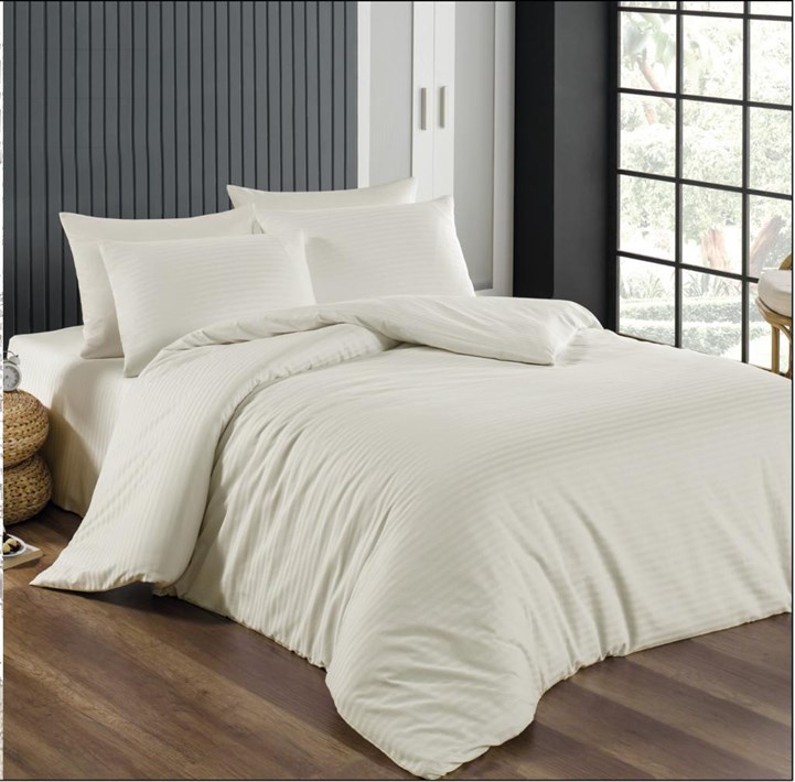 Комплект постельного белья LightHouse Sateen STRIPE Cream 220x200см, 2x50x70см (603647_2,0)