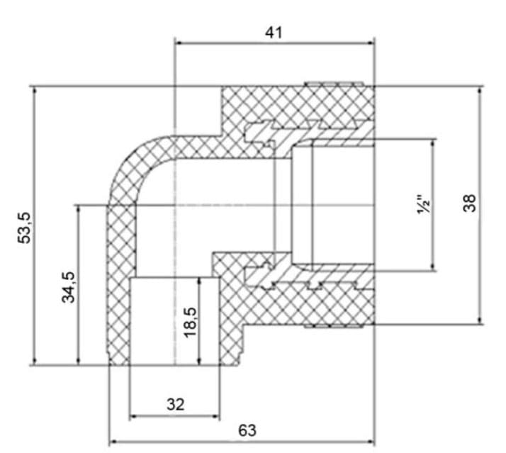 Кутник Blue Ocean PPR 32х1/2" 90° ВР (BOIT903201XXX)