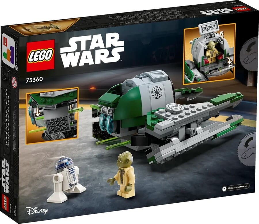 Конструктор Lego Star Wars Джедайський винищувач Йоди 253 деталі (75360)