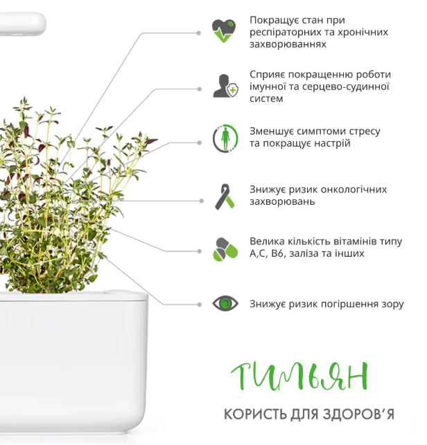 Змінний картридж до гроубоксу Click and Grow Тим'ян (Чебрець) (7373)