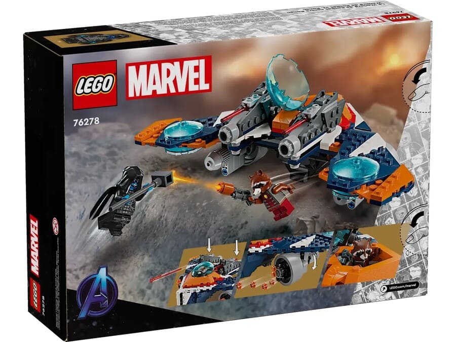 Конструктор Lego Marvel Warbird Ракети vs. Ронан 290 деталей (76278)