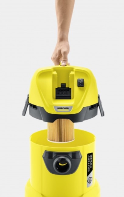 Пилосос промисловий акумуляторний Karcher WD 3 Battery (1.629-910.0)