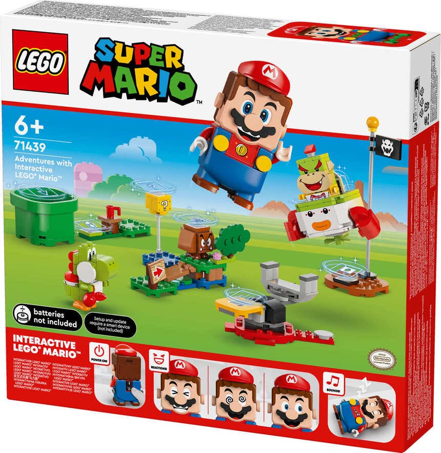 Конструктор Lego Super Mario Пригоди з інтерактивним Lego Маріо 218 деталей (71439)