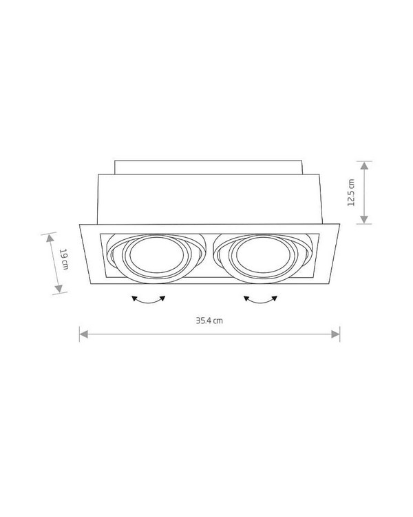    nowodvorski downlight black ii es111 (9570)