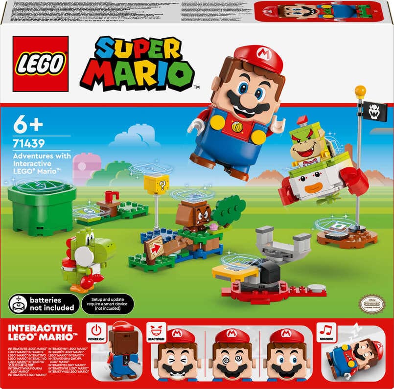 Конструктор Lego Super Mario Пригоди з інтерактивним Lego Маріо 218 деталей (71439)