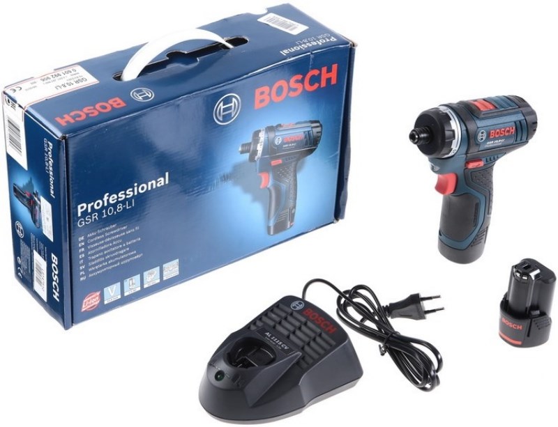 Дриль-шурупокрут акумуляторна Bosch GSR 12V-15 (0601868101)