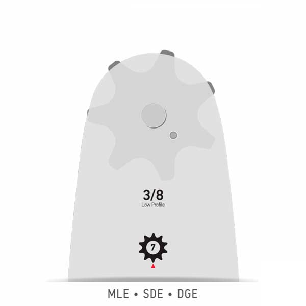 Шина OREGON 3/8" 1,3мм длина шины 14''/35см (140SDEA095)