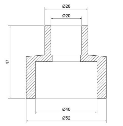 Муфта Thermo Alliance PPR 40х20мм (DSB104)