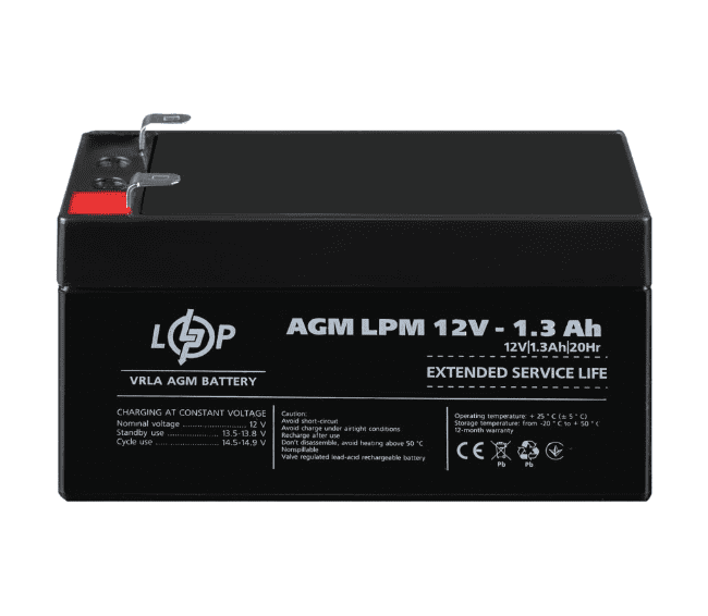   LogicPower AGM LPM 12V 1,3Ah (4131)