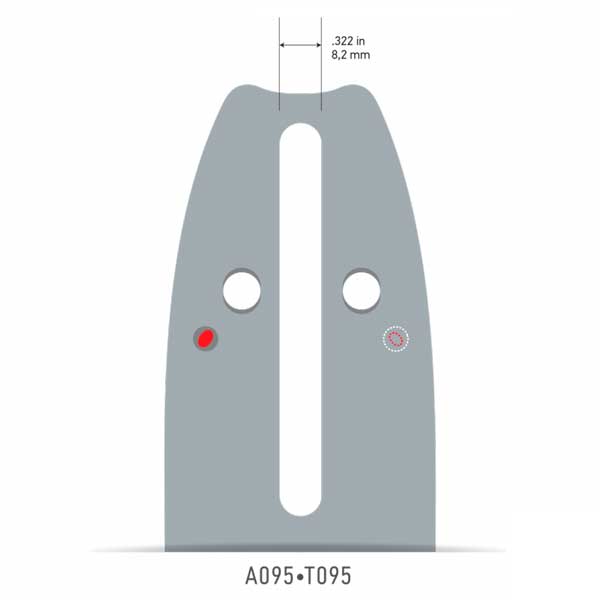 Шина OREGON 3/8" 1,3мм длина шины 14''/35см (140SDEA095)