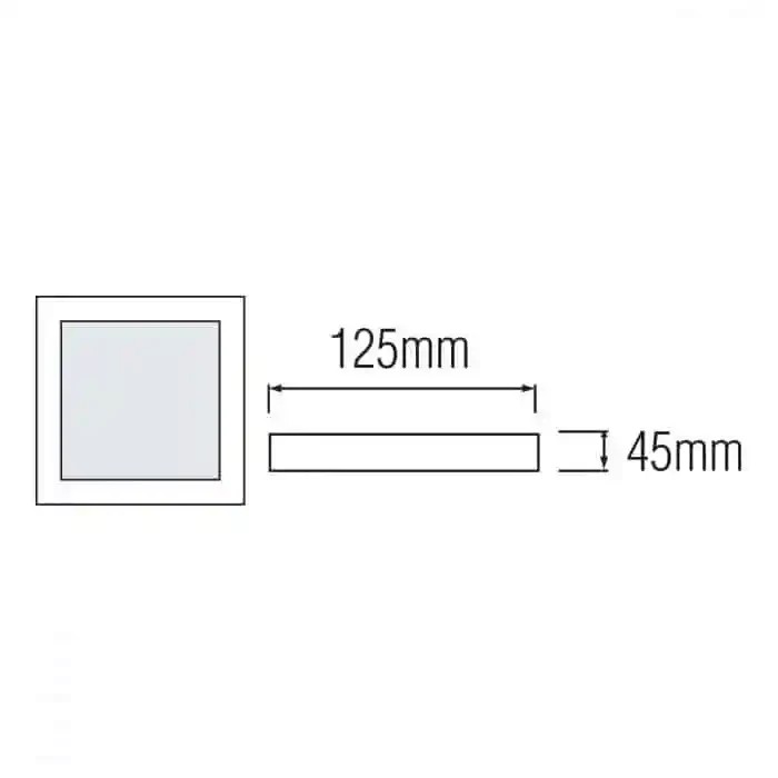    horoz electric carla-18/sq 18w 6500k 1710lm 125xh45   (016-059-0018-020)