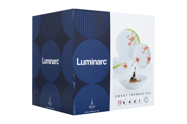 Сервіз столовий Luminarc Sweet Impression 19 предметів (4946e)