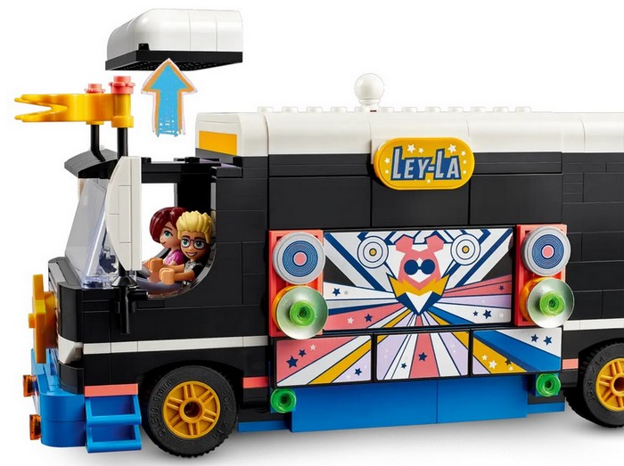 Конструктор Lego Friends Автобус для музичного туру попзірки 845 деталей (42619)