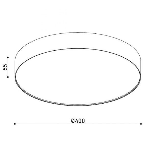     kloodi kd-monza400 48w 3 bk ip44