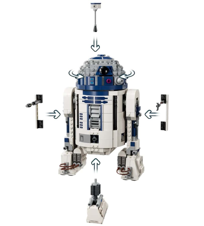 Конструктор Lego Star Wars R2-D2 1050 деталей (75379)