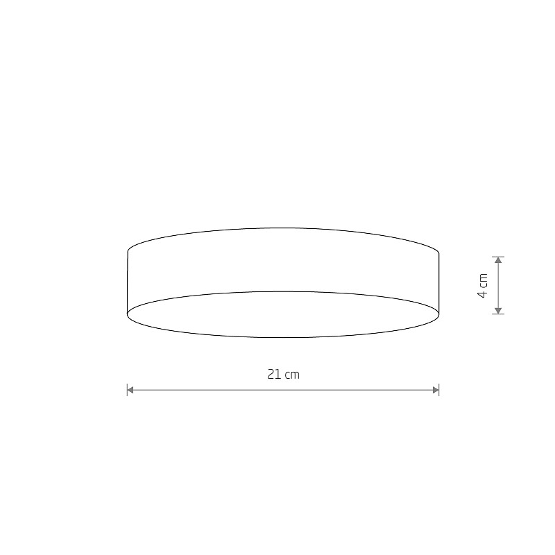   nowodvorski lid round led 35w, 3000k white (10404)