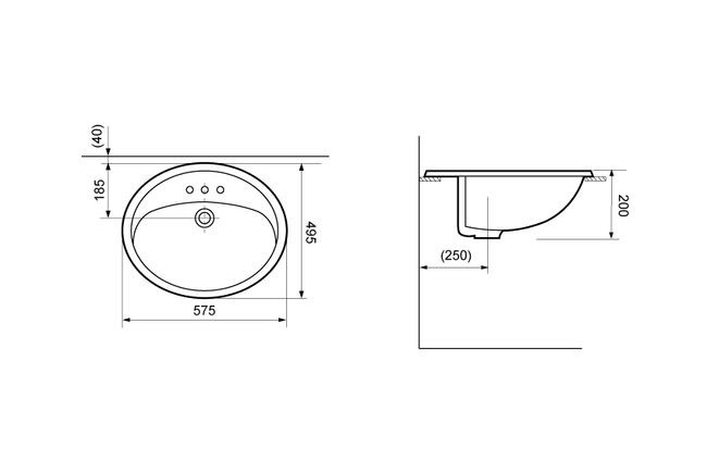    Devit Ovale 57,5x49,5x20 (1511136)