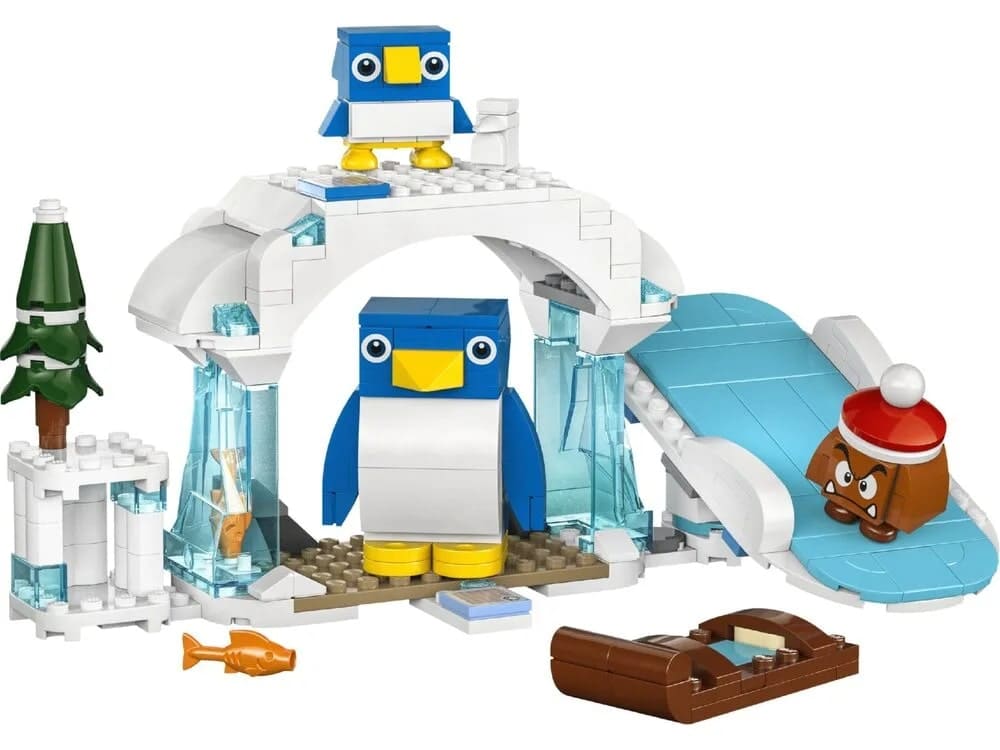 Конструктор Lego Super Mario Снігова пригода родини penguin. Додатковий набір 228 деталей (71430)