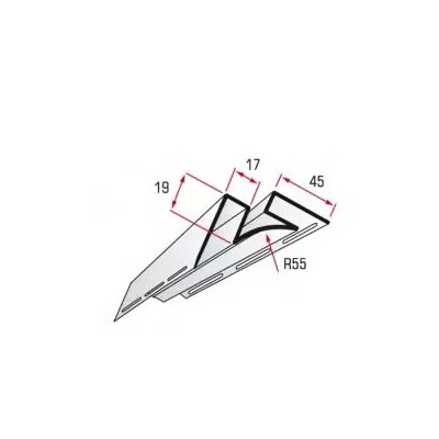Кут внутрішній Альта-Профіль Alta-Siding білий 3,05м