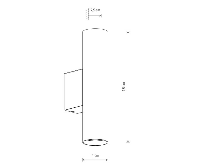  Nowodvorski Fourty Wall M White (10752)