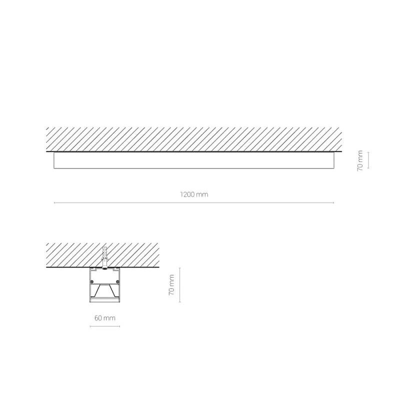 ˳  Nowodvorski CL Office Pro Led 120 31W 4000K Black (10210)