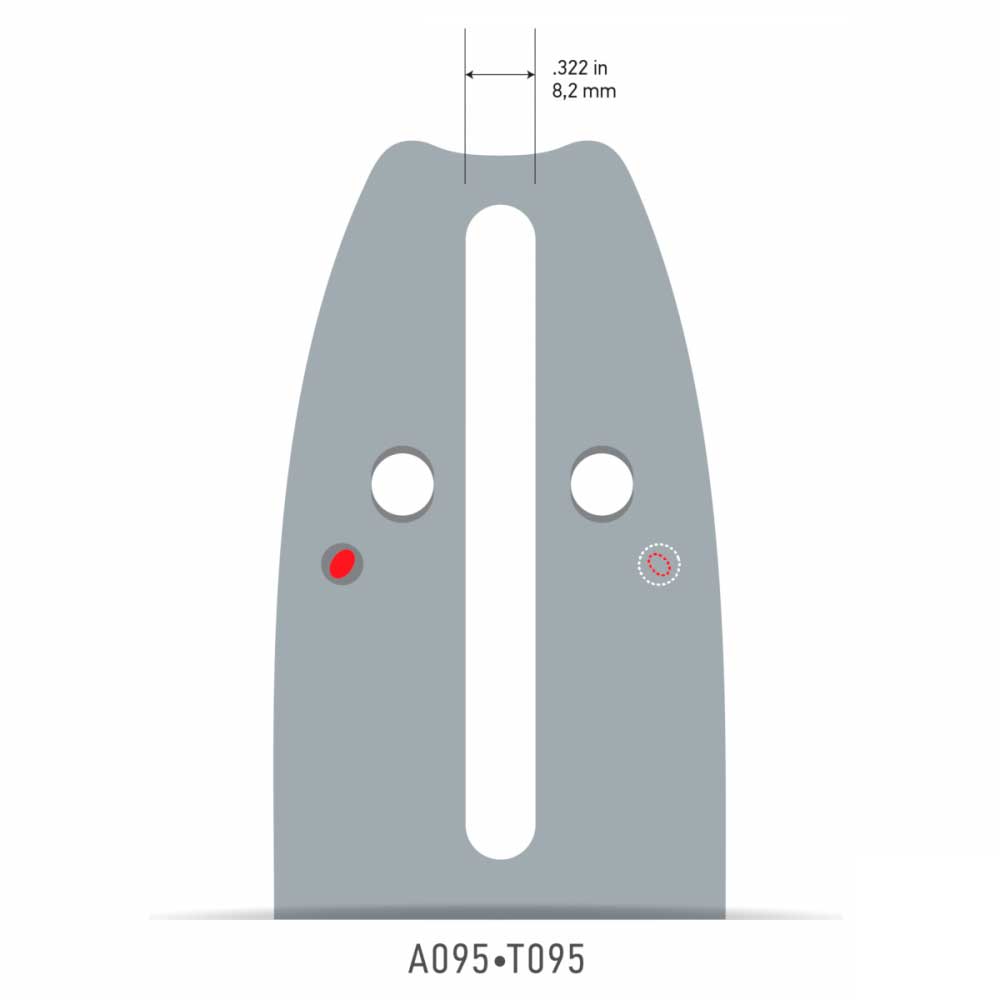 Шина OREGON 3/8" 1,3мм довжина шини 16''/40см (160SDEA095)