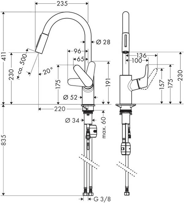    Hansgrohe Focus M41 (31815800)