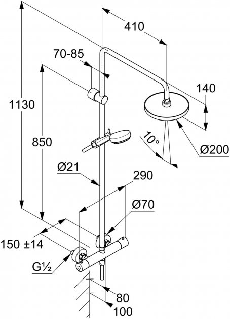   Kludi Logo Basic Dual Termo (680940500)