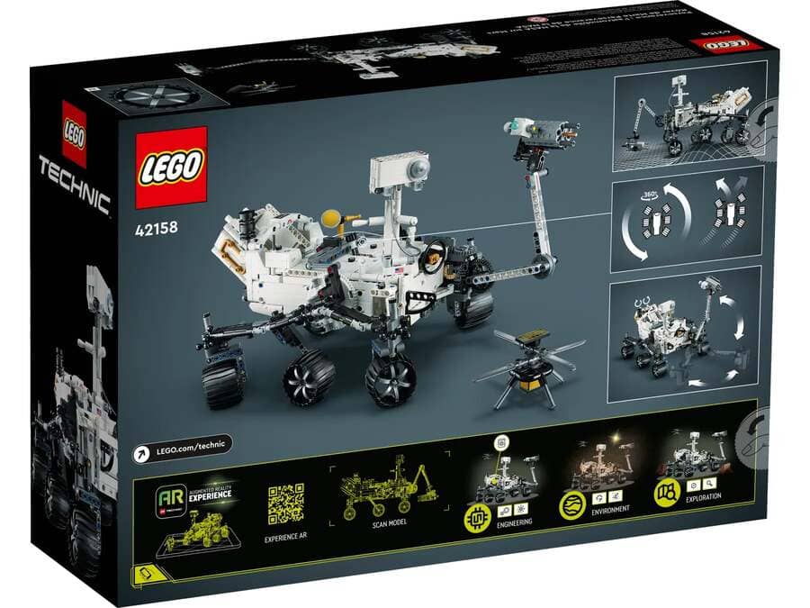 Конструктор Lego Technic Місія NASA Марсохід Персеверанс 1132 деталі (42158)