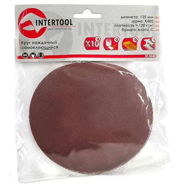    Intertool 120/2 d125 P400 10 (BT-0540)