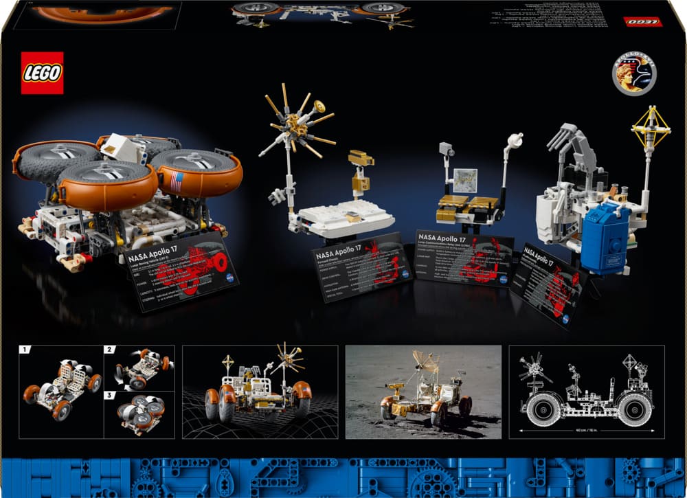 Конструктор Lego Technic Місячний автомобіль NASA Apollo 1913 деталей (42182)