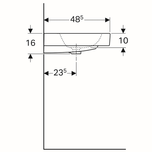  Geberit iCon 90x48,5x15,5 (124090000)