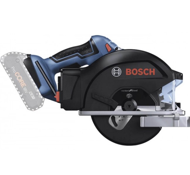 Пила дискова Bosch GKM 18V-50 2xGBA 18V 5.0Ah (06016B8002)