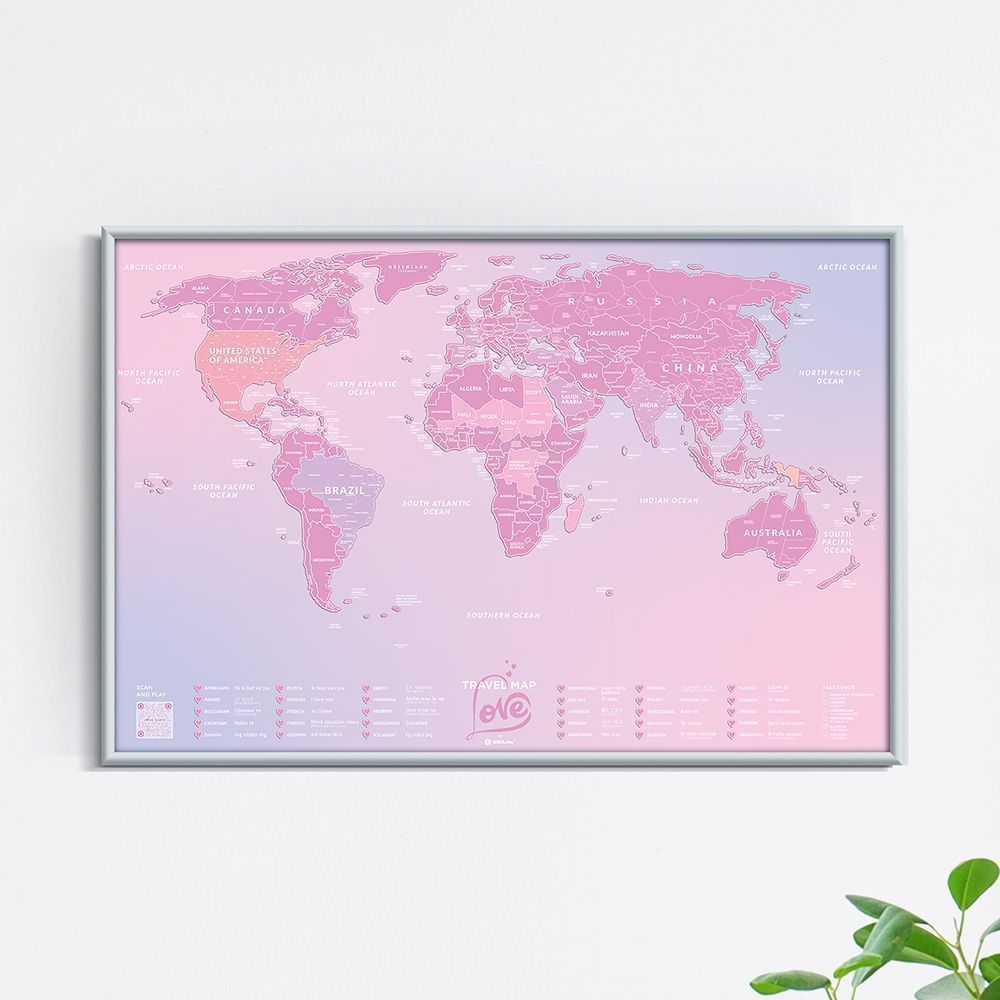    Travel Map Love World      (LVW)