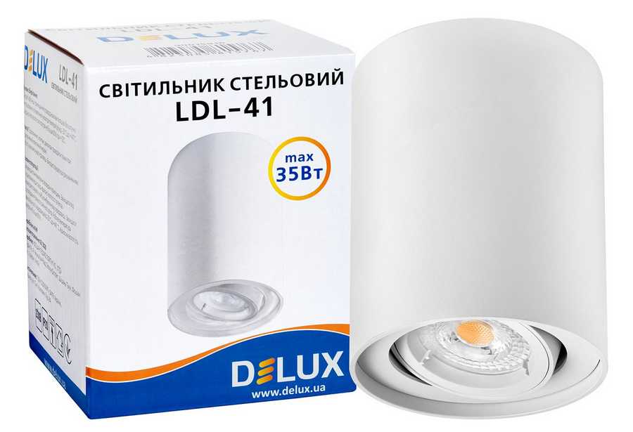 Фото потолочный светильник delux ldl-41 белый (90015916)