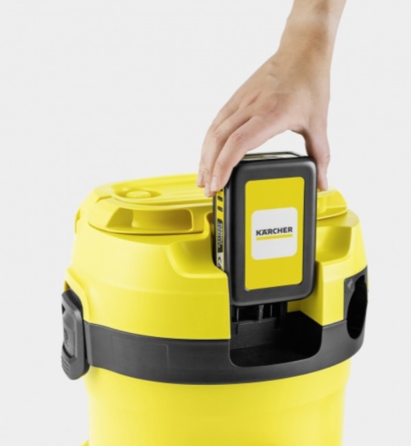 Пилосос промисловий акумуляторний Karcher WD 2-18 (1.628-500.0)