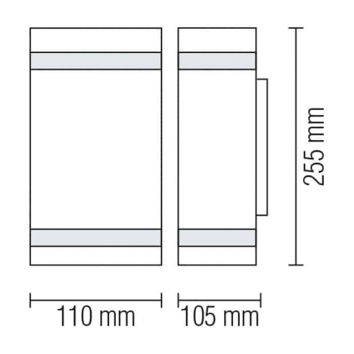 Светильник садово-парковый Horoz Electric GARDENYA-2 (075-010-0002-011)