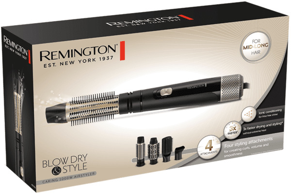 Фото фен-щетка remington blow dry and style caring as7500