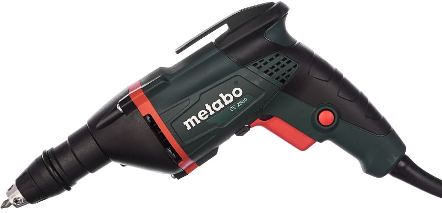 Шуруповерт з обмежув.глибини (гіспкартон) Metabo 600Вт SE 2500  (620044000)