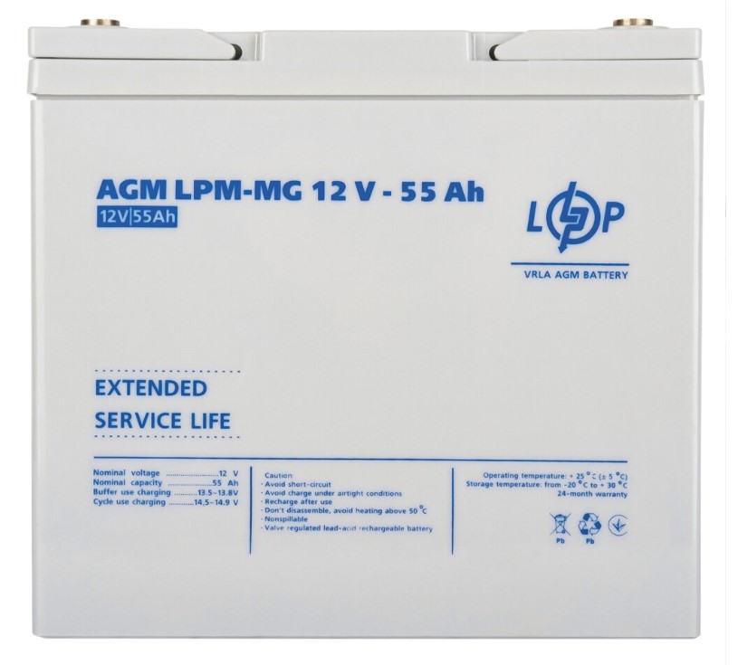   LogicPower LPM-MG 12V 55Ah (3873)