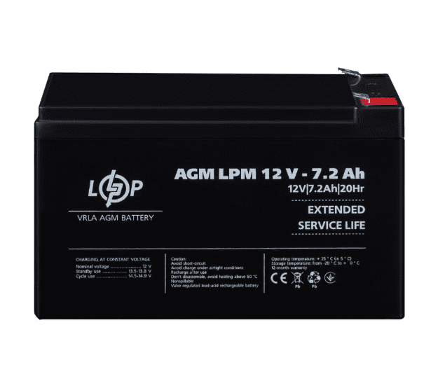   LogicPower AGM LPM 12V 7,2Ah (3863)