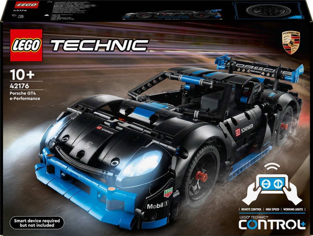 Конструктор Lego Technic Автомобіль для перегонів Porsche GT4 e-Performance 834 деталі (42176)