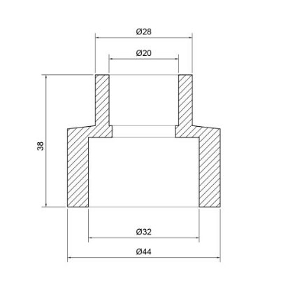 Муфта Thermo Alliance PPR 32х20мм (DSB102)